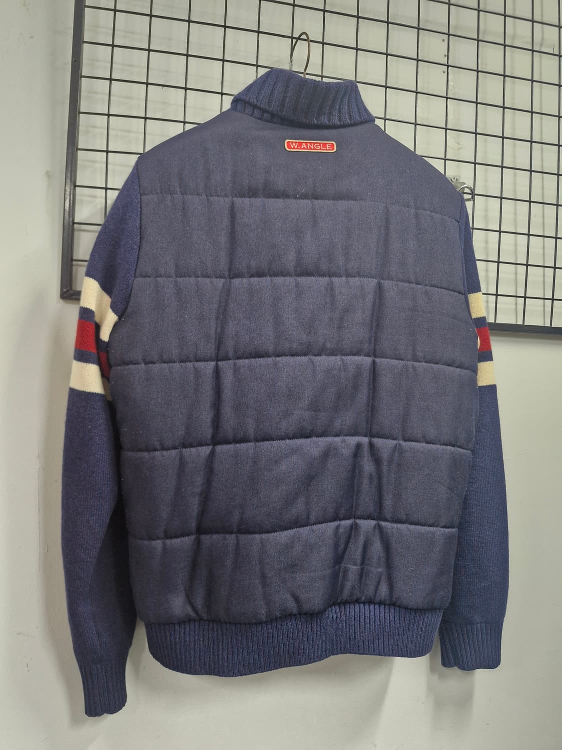 105XL 와이드앵글 방풍 니트 집업 네이비 상품이미지7