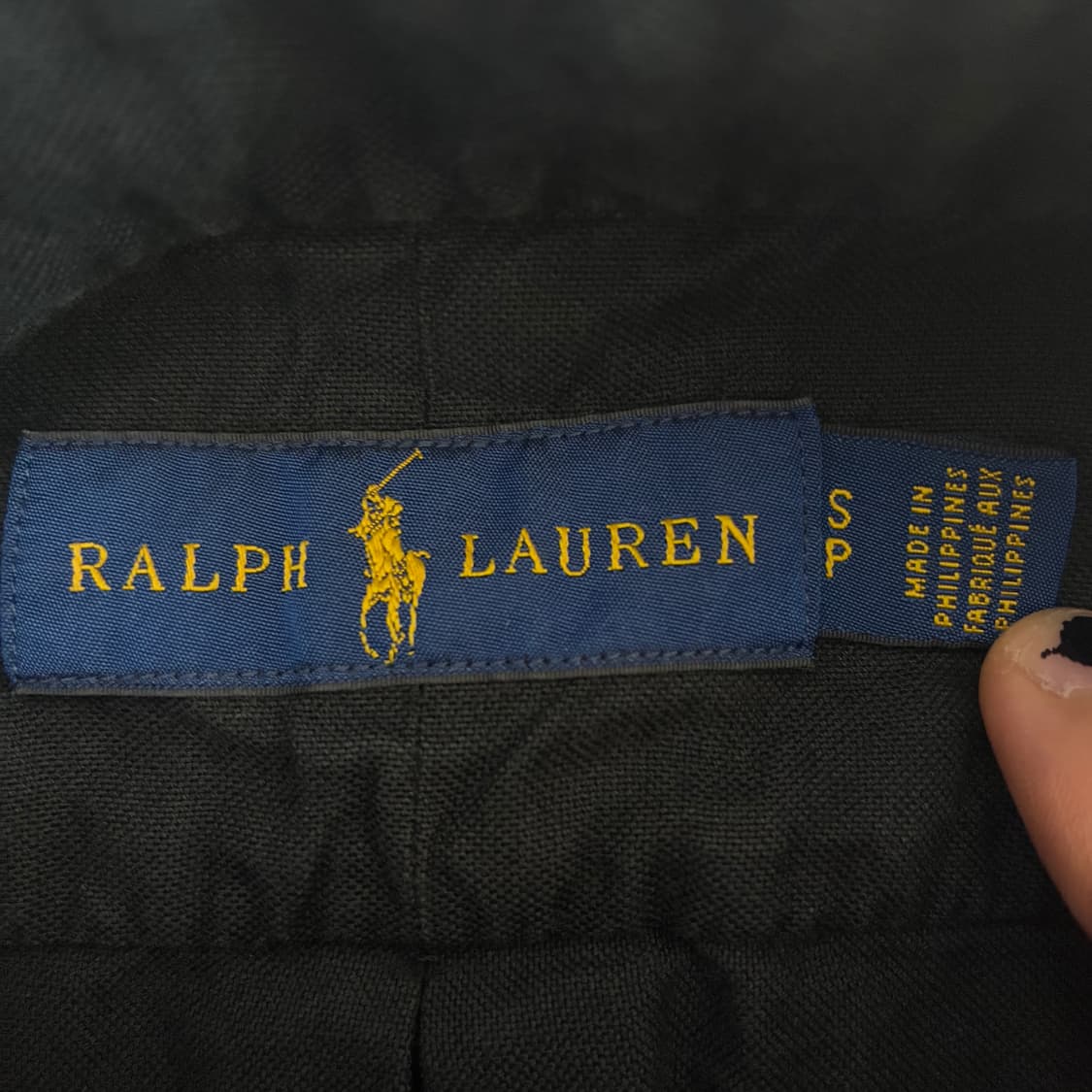 Polo  폴로 랄프로렌 자수 블랙 코튼 셔츠  상품이미지4