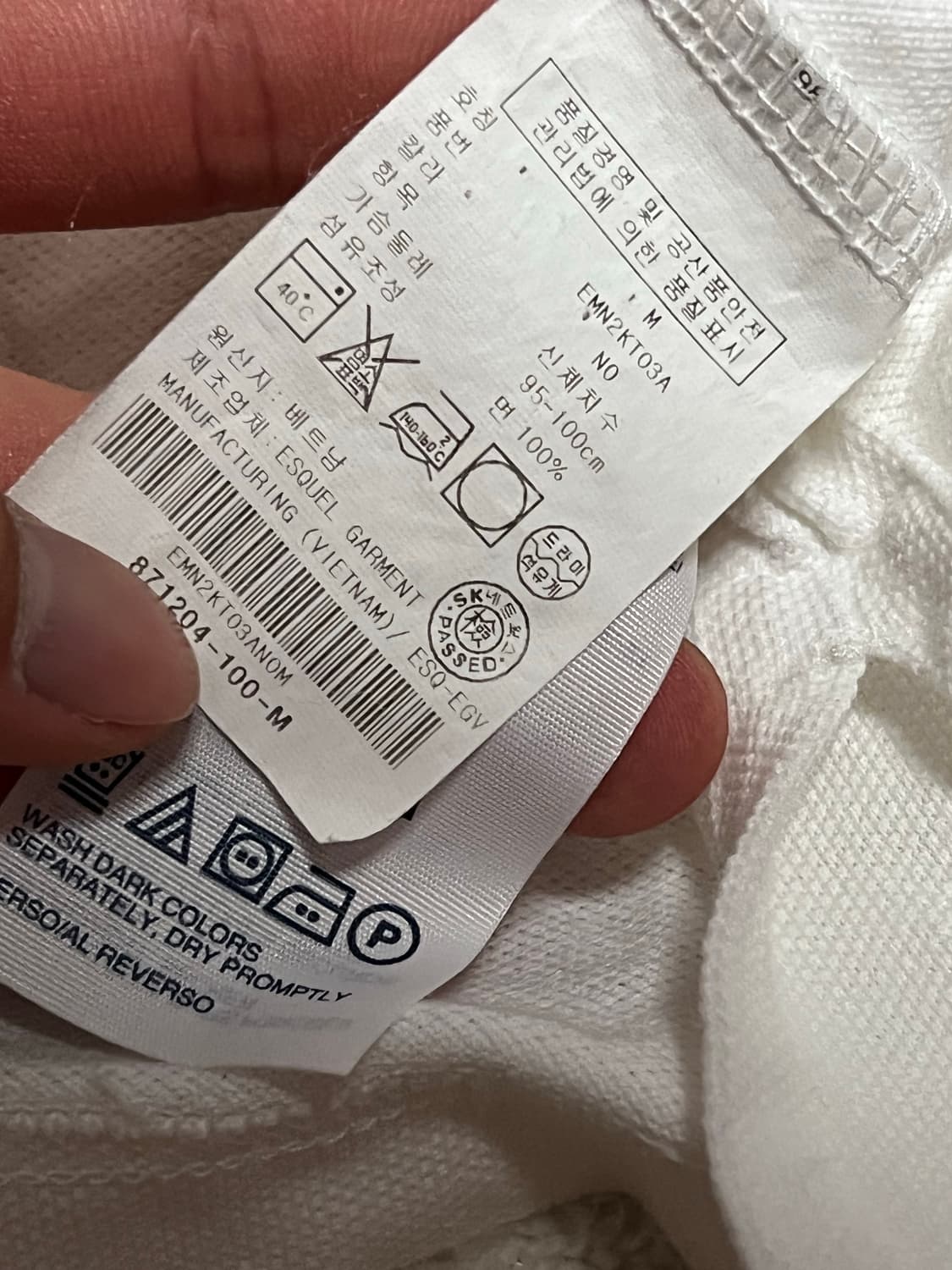 타미힐피거 화이트 카라티셔츠 상품이미지4