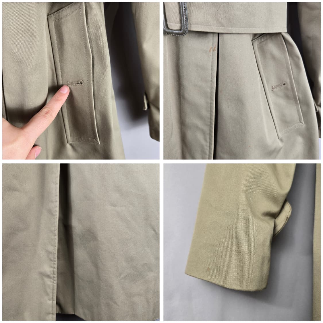 [무료배송]버버리 여성 내피 포함 클래식 싱글 트렌치코트 정품 상품이미지9