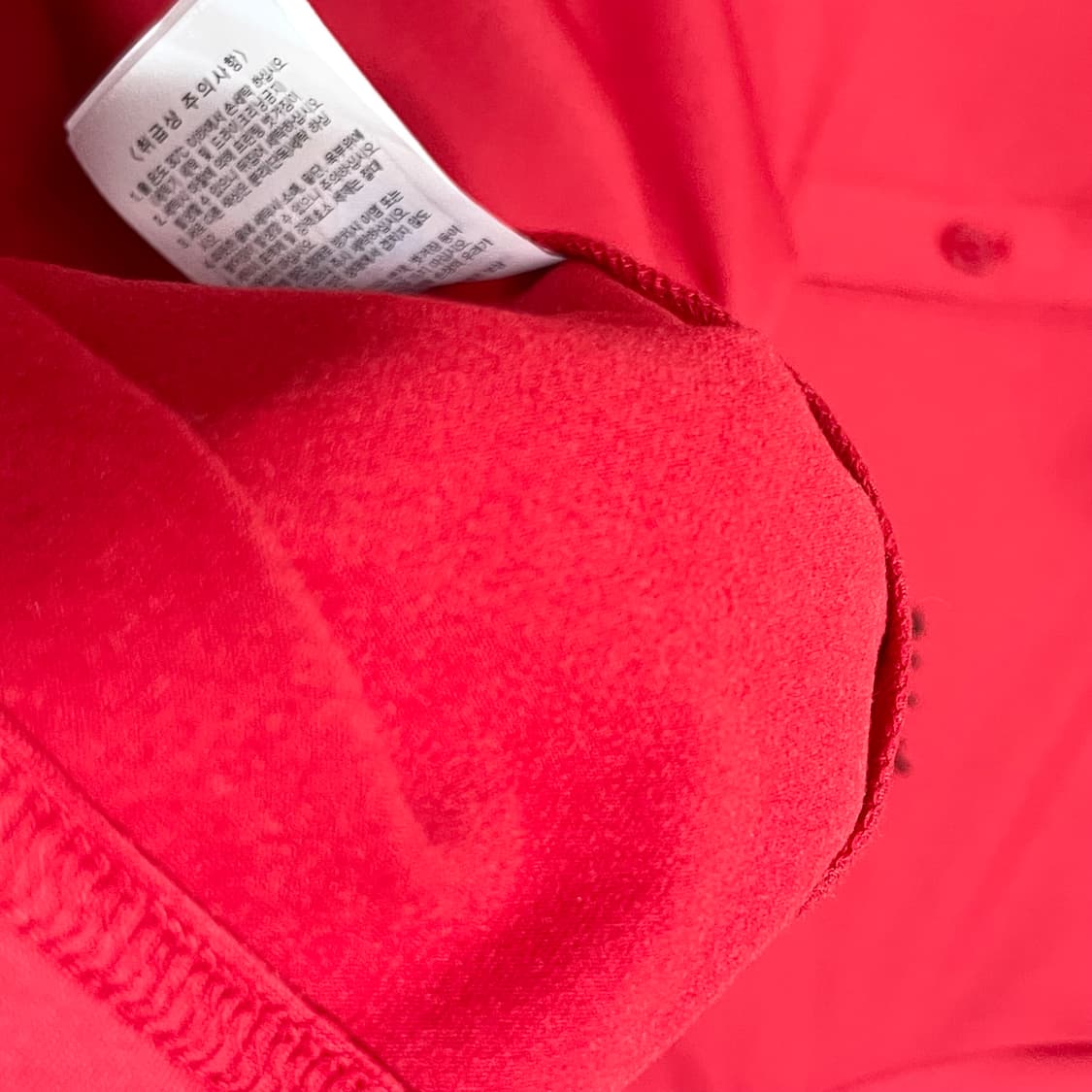 볼빅 레드 슬림핏 기능성 골프 기모 카라티셔츠 남성105 상품이미지5