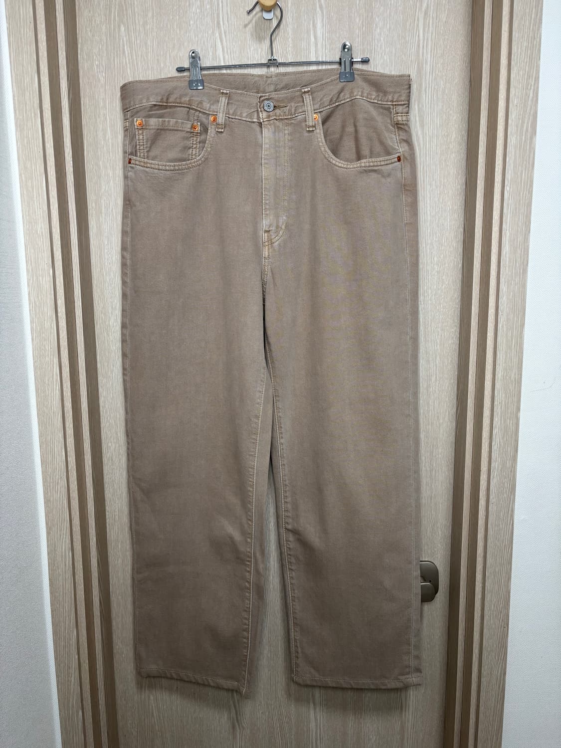 리바이스 프리미엄568 루즈핏 라이트웨이트진34"/연브라운 상품이미지3