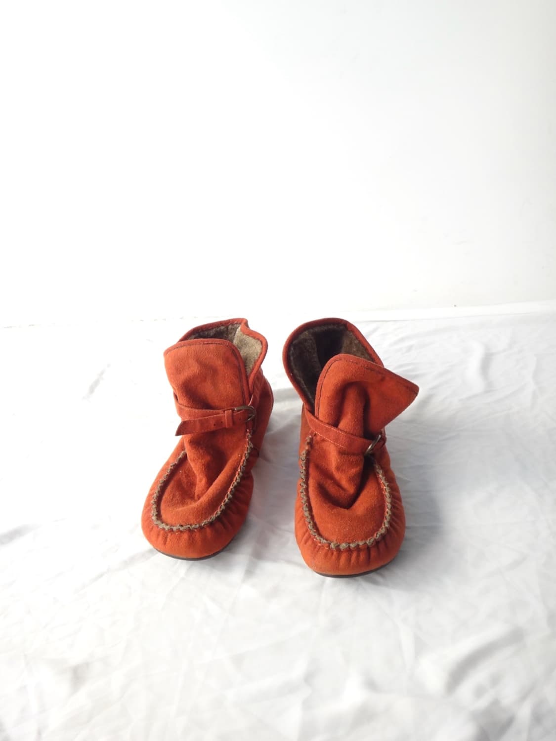 Suede moc warm boots / orange 상품이미지1