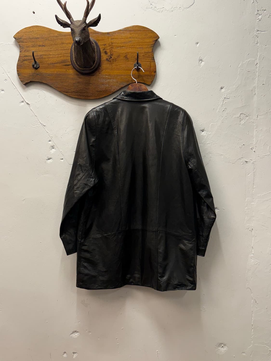 Lamandora Leather Blazer Coat 상품이미지4