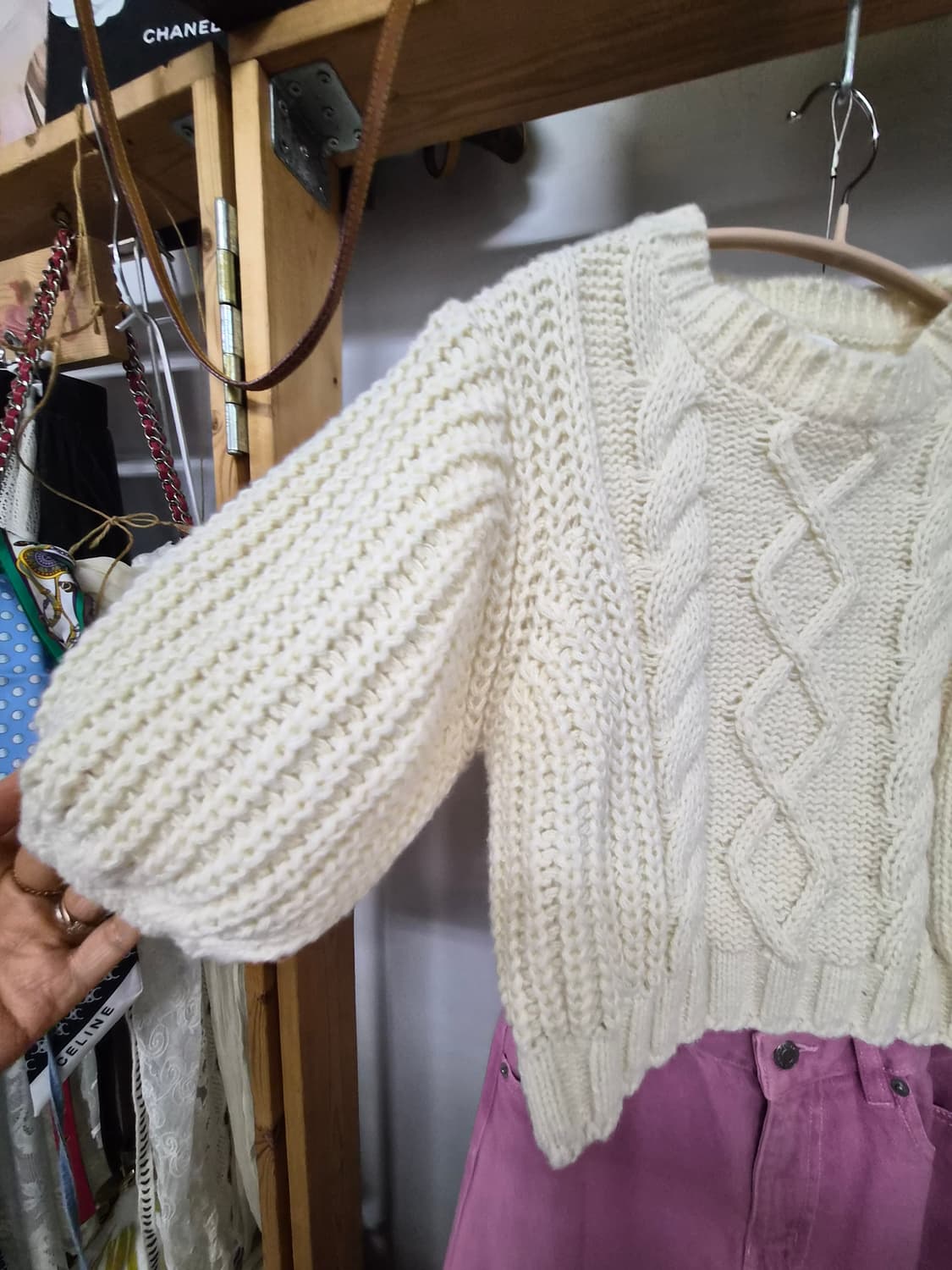 오즈 세컨 벌룬 퍼프니트 상품이미지5