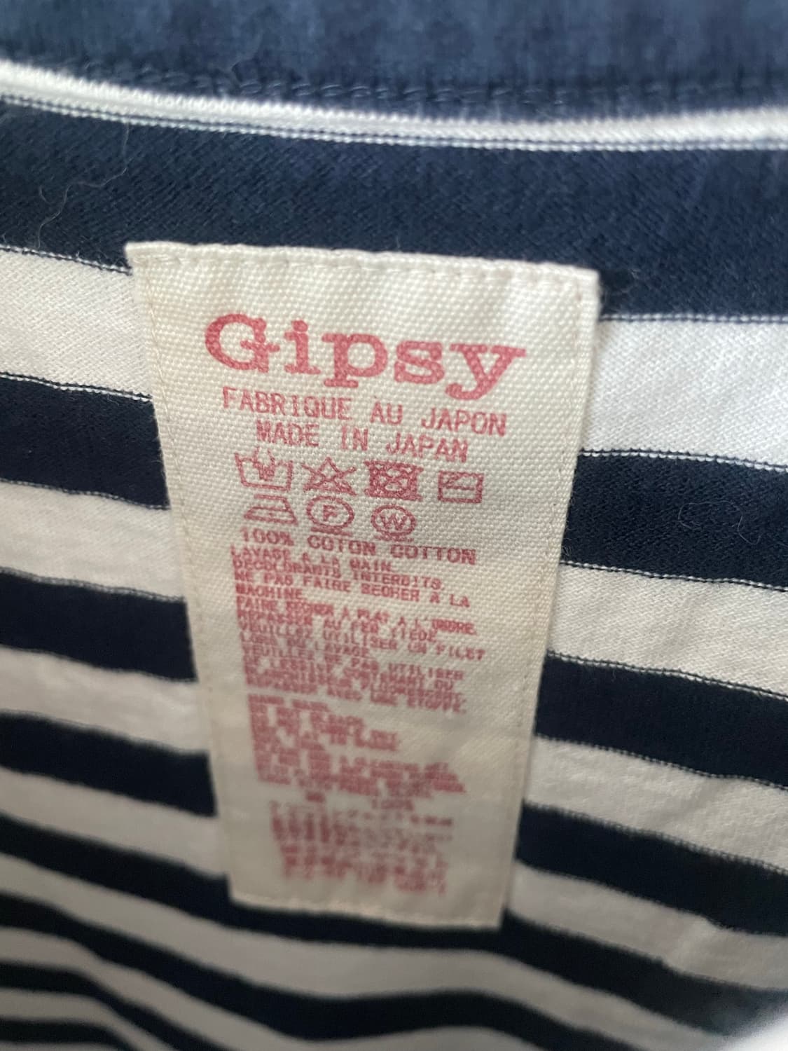 요지야마모토 Gypsy 프린팅 크랙 티셔츠 상품이미지4