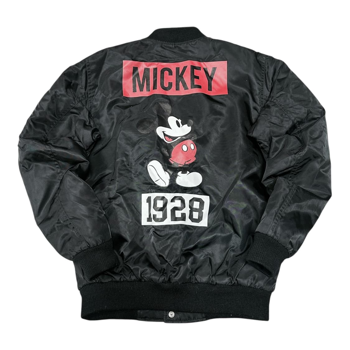 ✨ (바배) 디즈니 미키마우스 성조기 1928 암패치 스타디움 누빔 자켓 상품이미지1