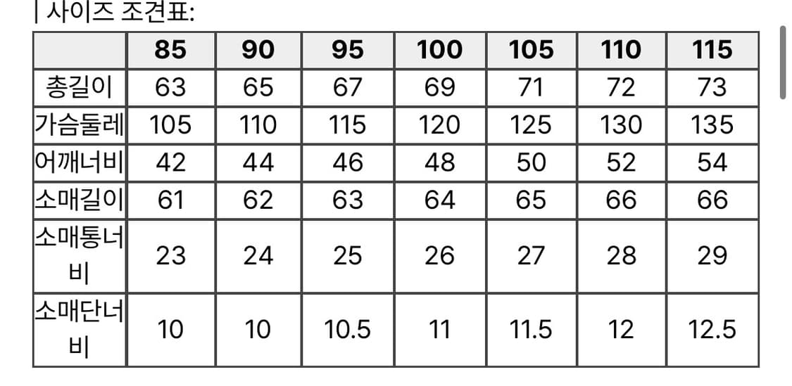 코오롱스포츠 키퍼360 양면 패딩 115 상품이미지6