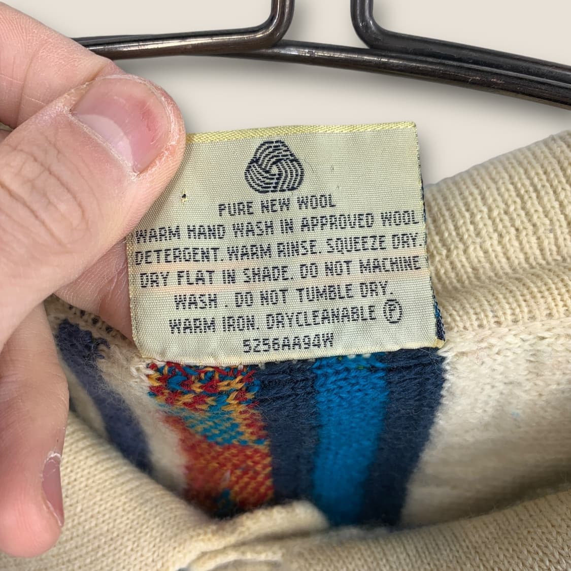 오스트레일리아 케이블패턴 PK카라 니트 상품이미지6