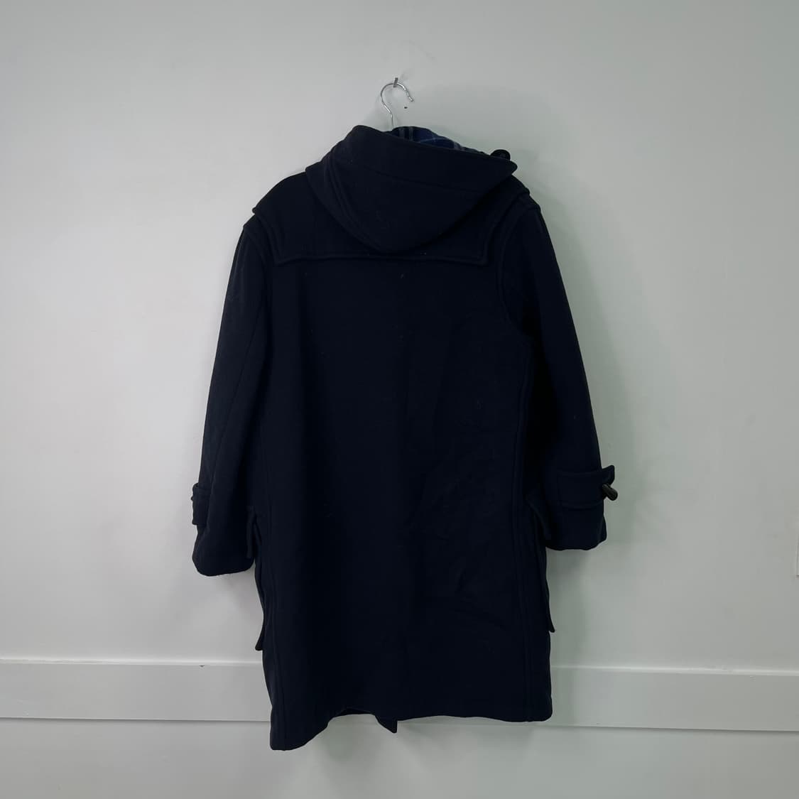 100 버버리 울 후드 떡볶이 코트 상품이미지2