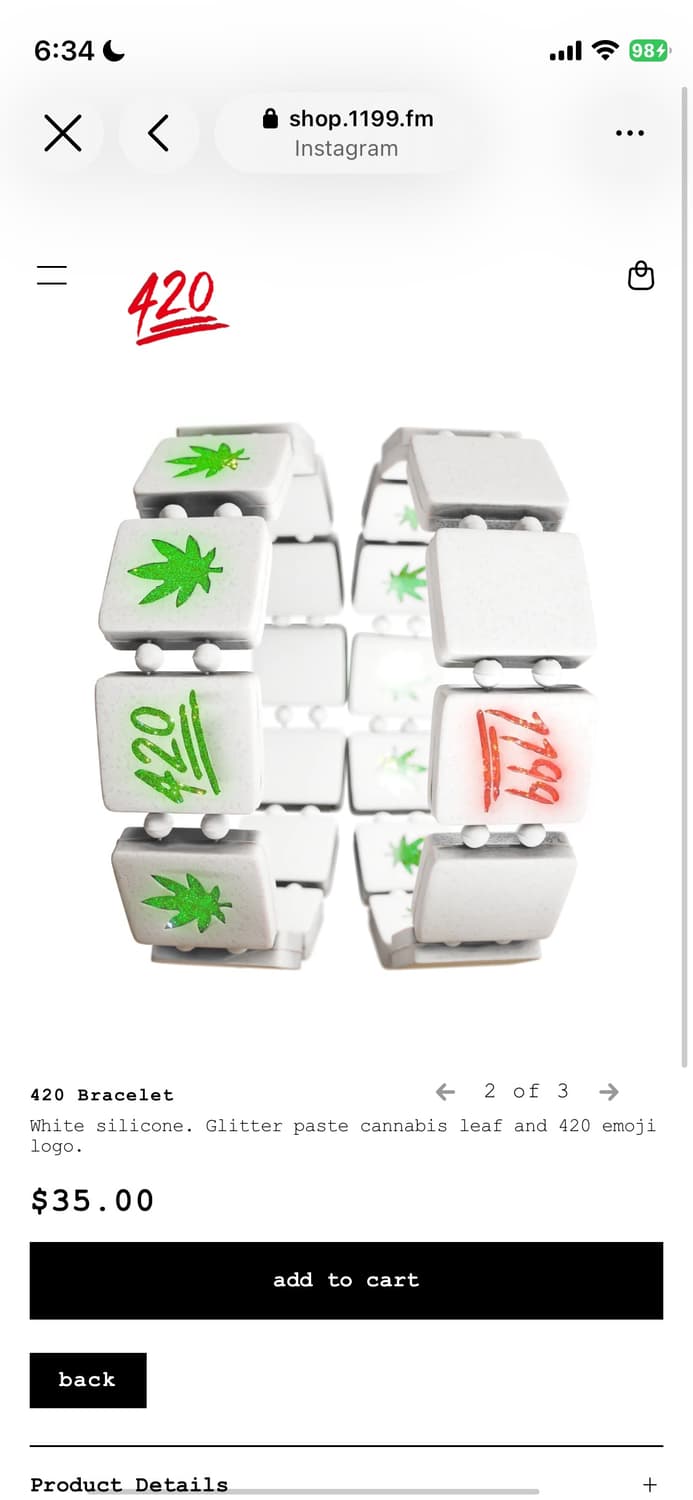 1199bazo 420 bracelet 상품이미지2