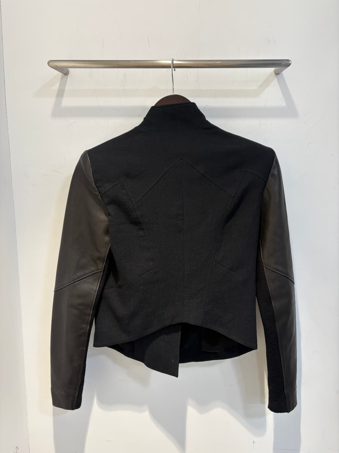 헬무트 랭 레더 슬리브 집업 지켓 상품이미지3