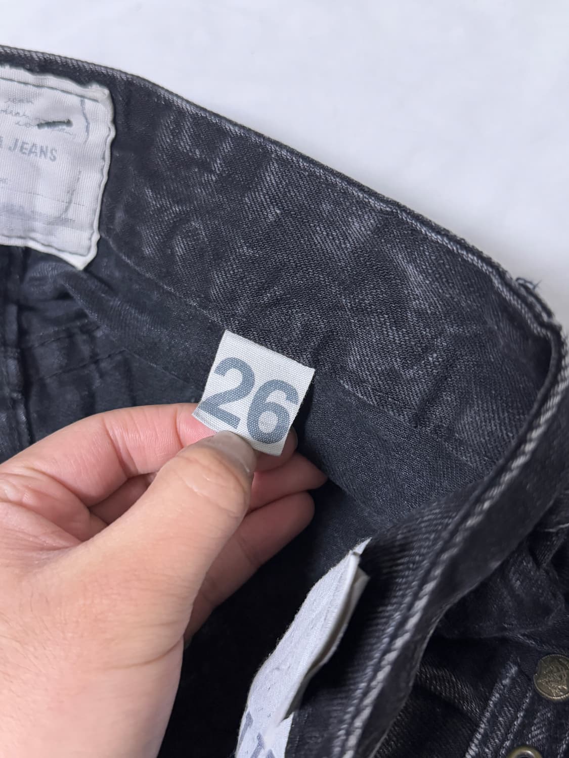 Lolita jeans 유니언잭 디스트레드 플레어 진 글램 록 y2k 상품이미지7