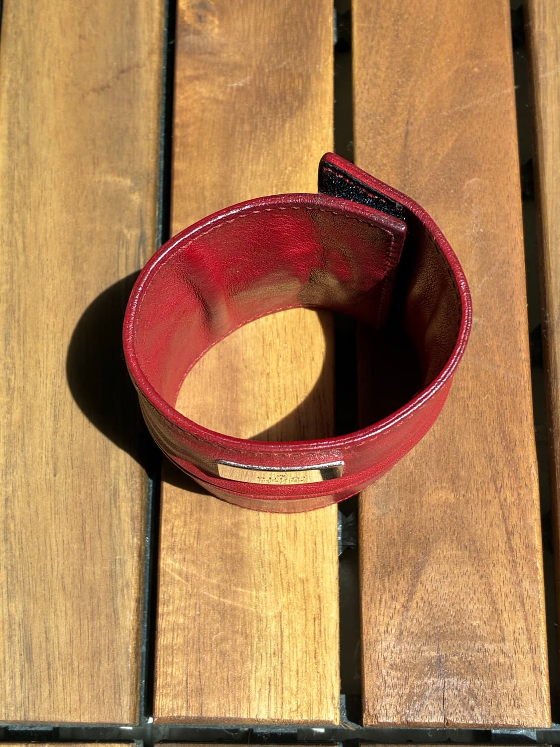 Gucci by Tom ford 레더 벨크로 브레이슬릿 상품이미지2