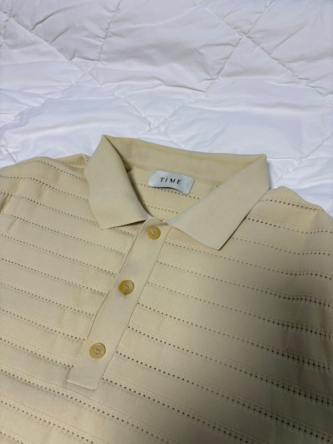 [95] 타임옴므 반팔 니트 상품이미지2