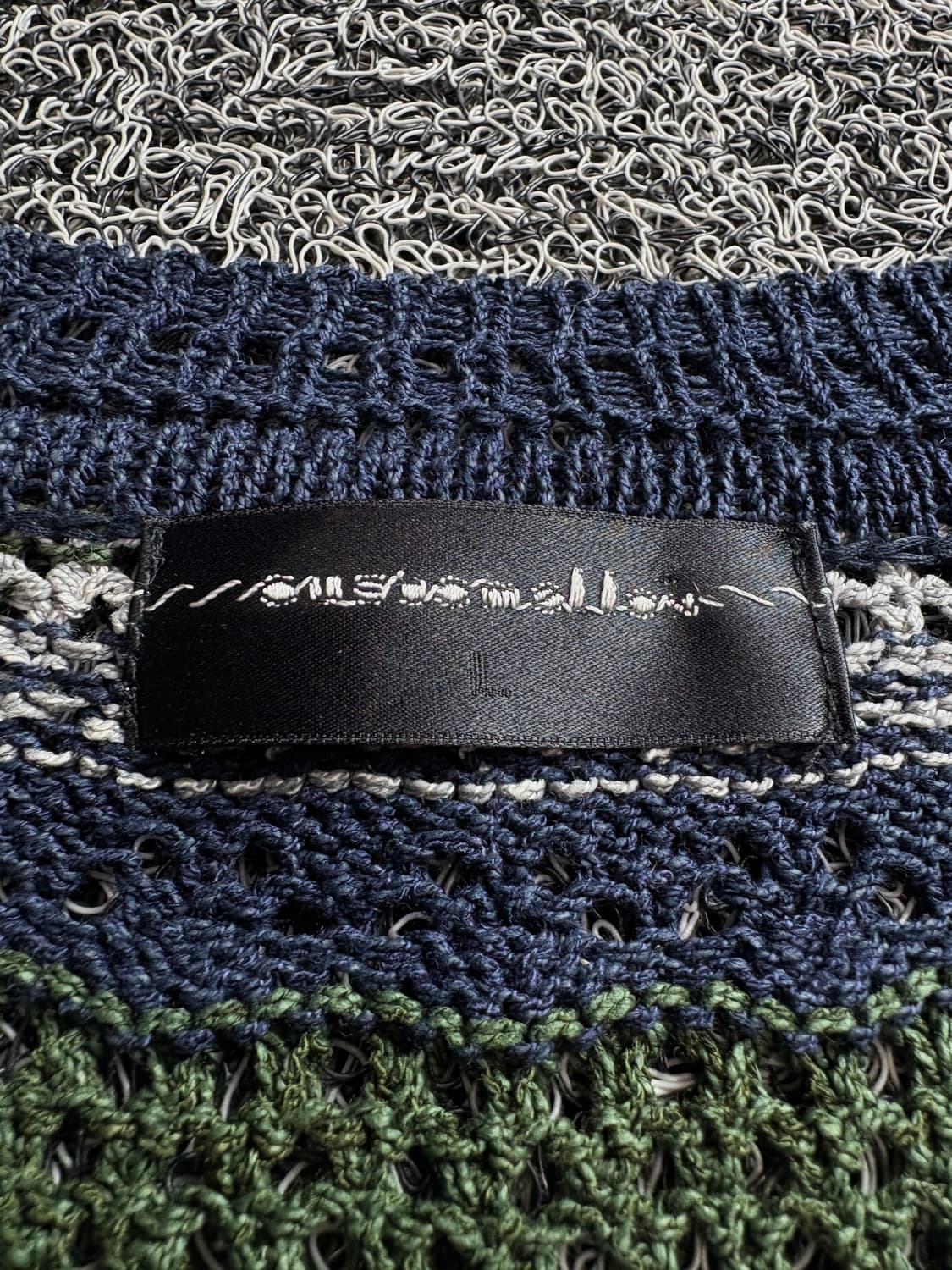 커스텀멜로우 에스닉 패턴 니트 베스트 2681 상품이미지3