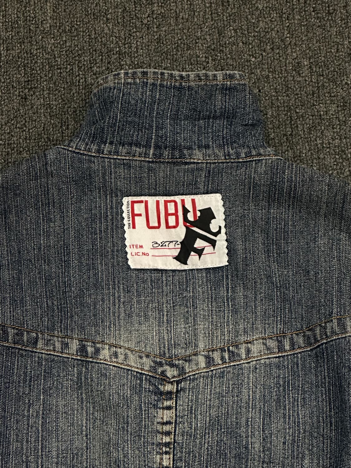2XL)FUBU 빈티지 중청 데님자켓 상품이미지8