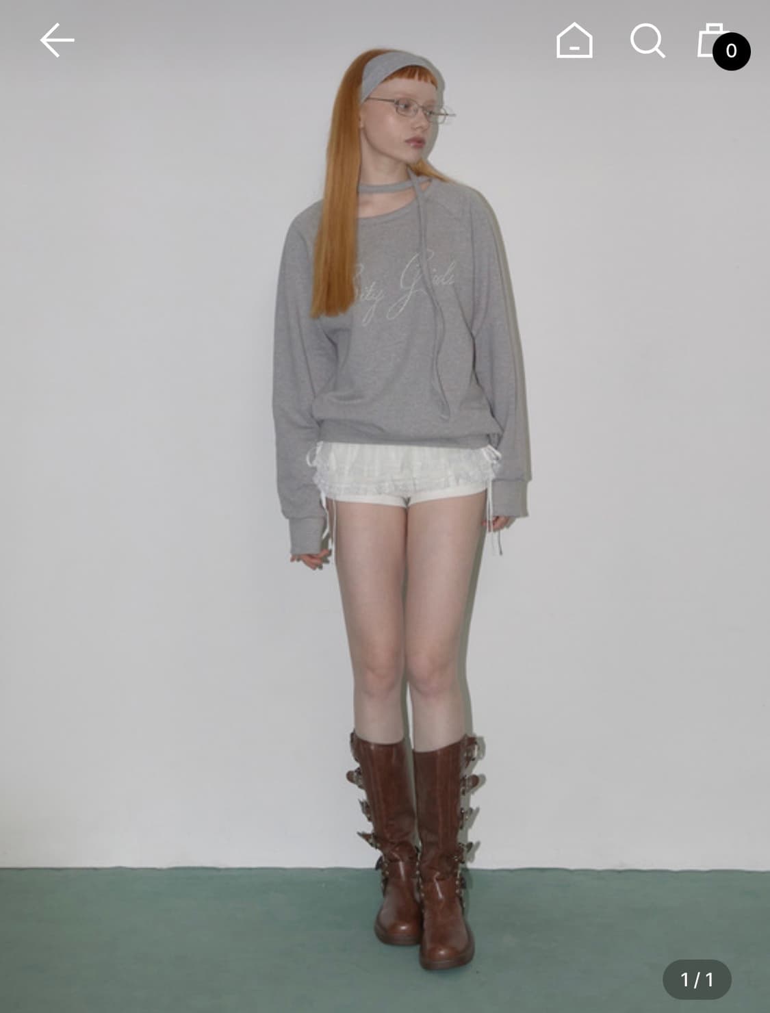 벤에시 City girls scarf sweatshirt 상품이미지1