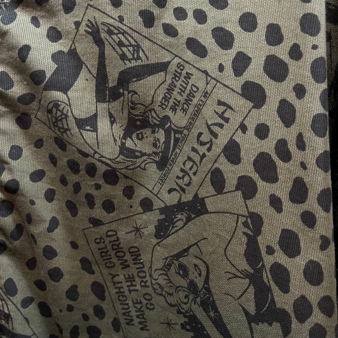 히스테릭 글래머 밀리터리 패턴 셔츠 상품이미지8