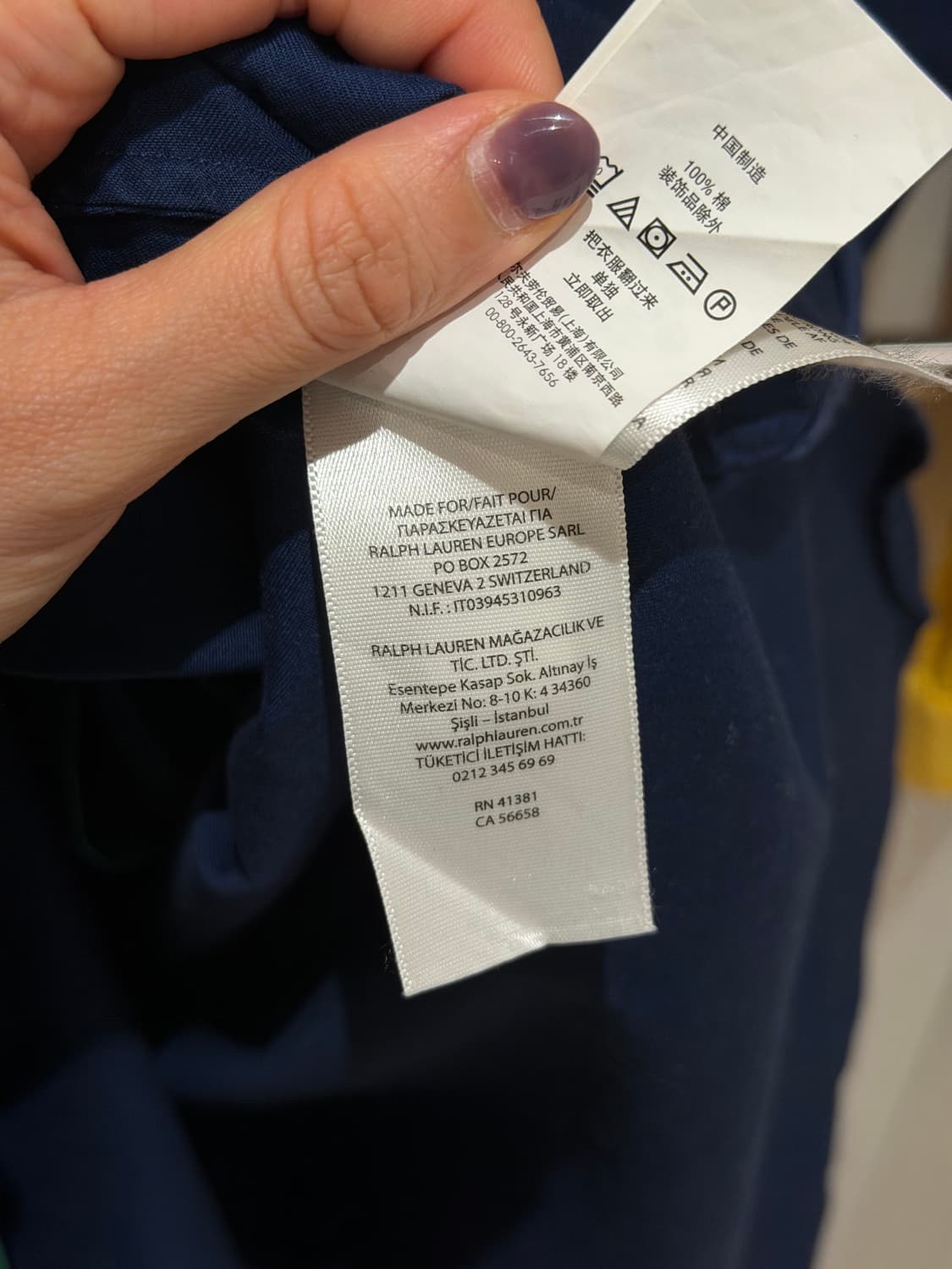 폴로 랄프로렌 컬러블록 셔츠 원피스 상품이미지8