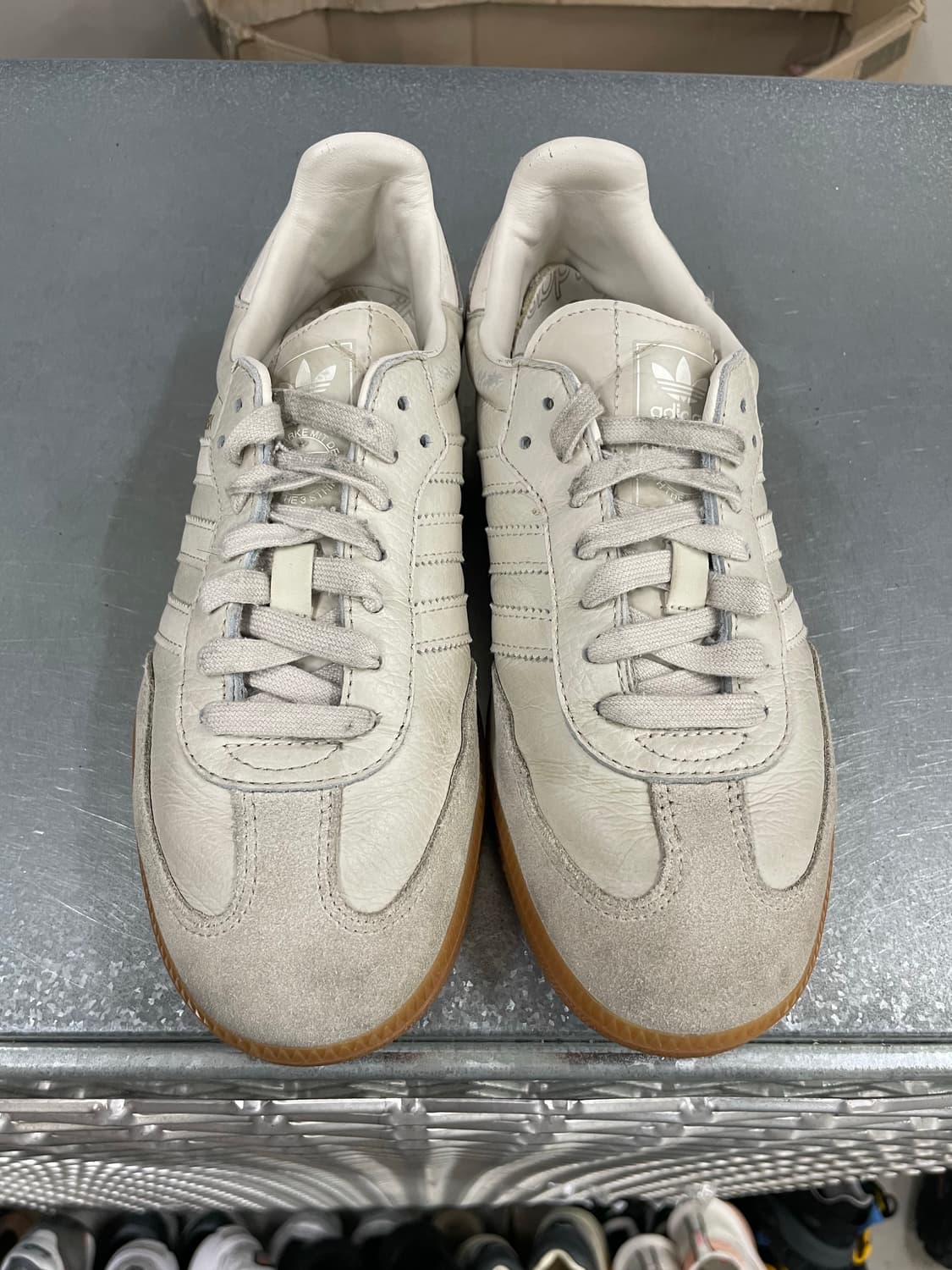 아디다스 삼바 OG 알루미늄 초크 화이트 245 상품이미지5