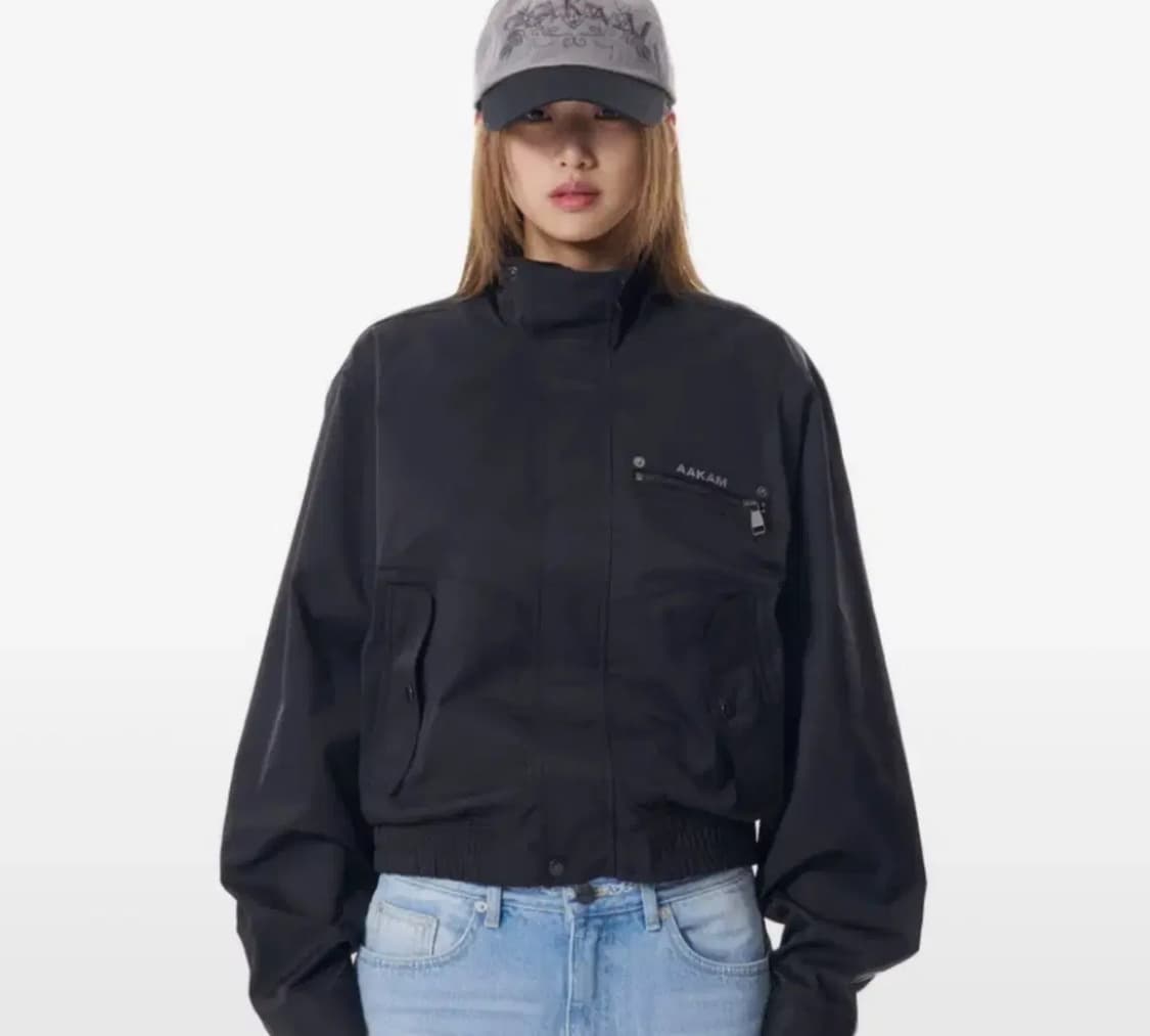 아캄 하이넥버튼 자켓 상품이미지2