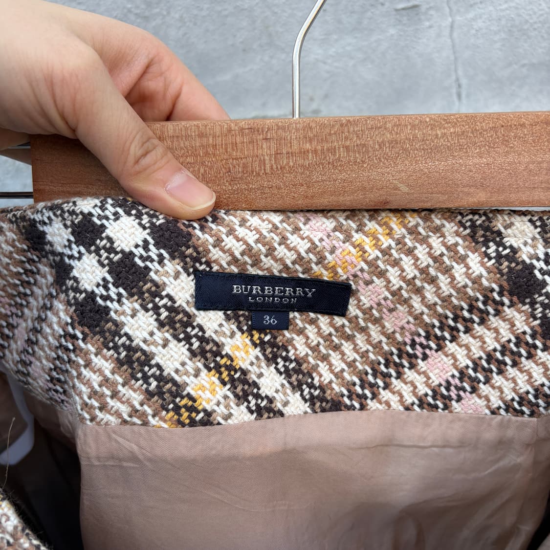 Burberry 버버리 체크 랩 스커트 상품이미지5