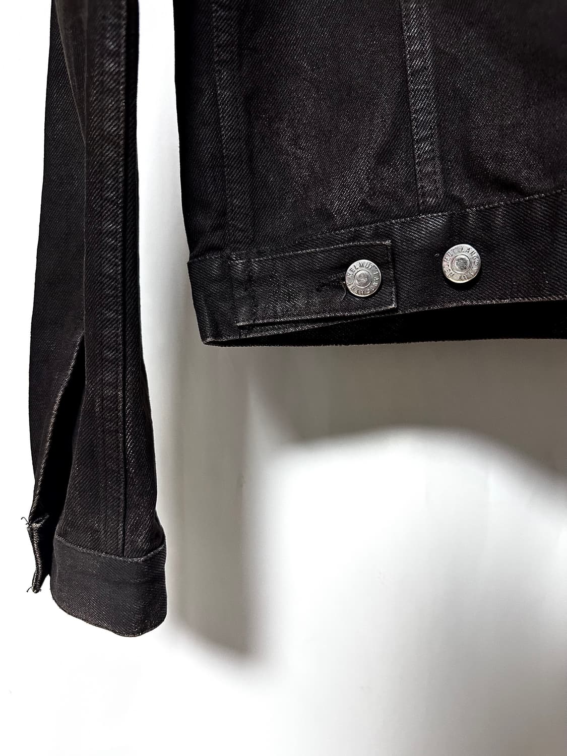 Helmut Lang 90s' Coated 1st denim 트러커 상품이미지10