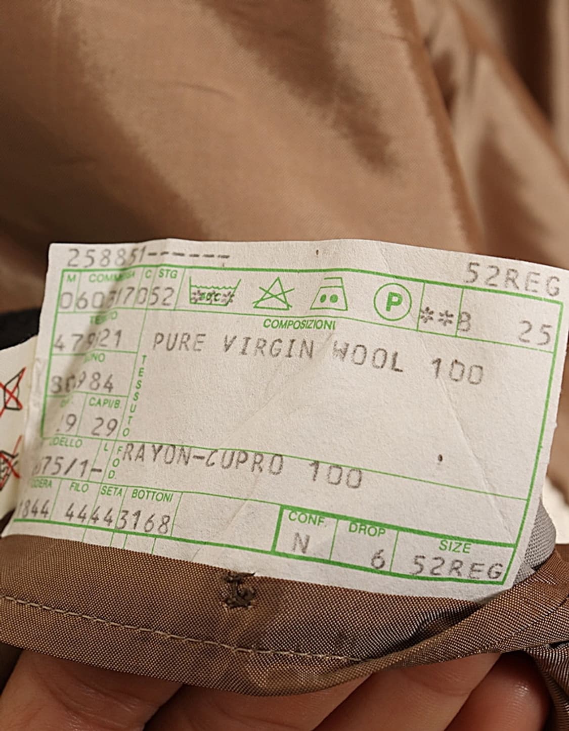 90's valentino garavani Check Wool Blaze 상품이미지8