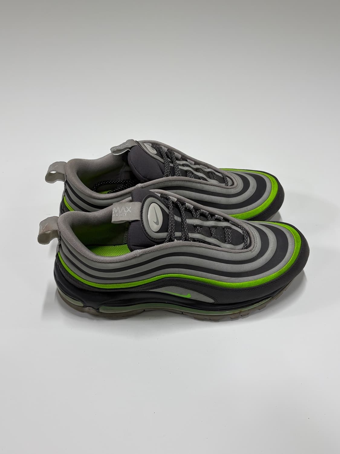 나이키 에어맥스 97 유틸리티 그레이 일렉트릭 그린  상품이미지2