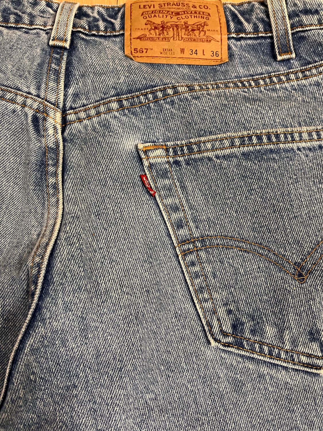 90s usa 리바이스 567 엑스트라 와이드 상품이미지3
