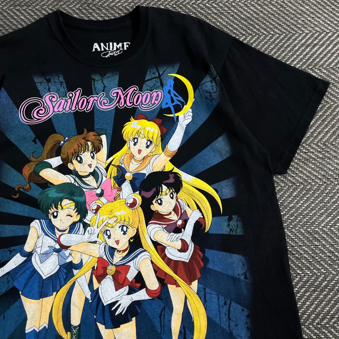 90s USA 빈티지 세일러문 티셔츠y 3872 상품이미지4