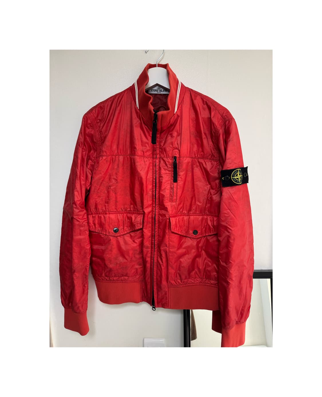 스톤아일랜드 마이크로 립스탑 자켓 상품이미지1