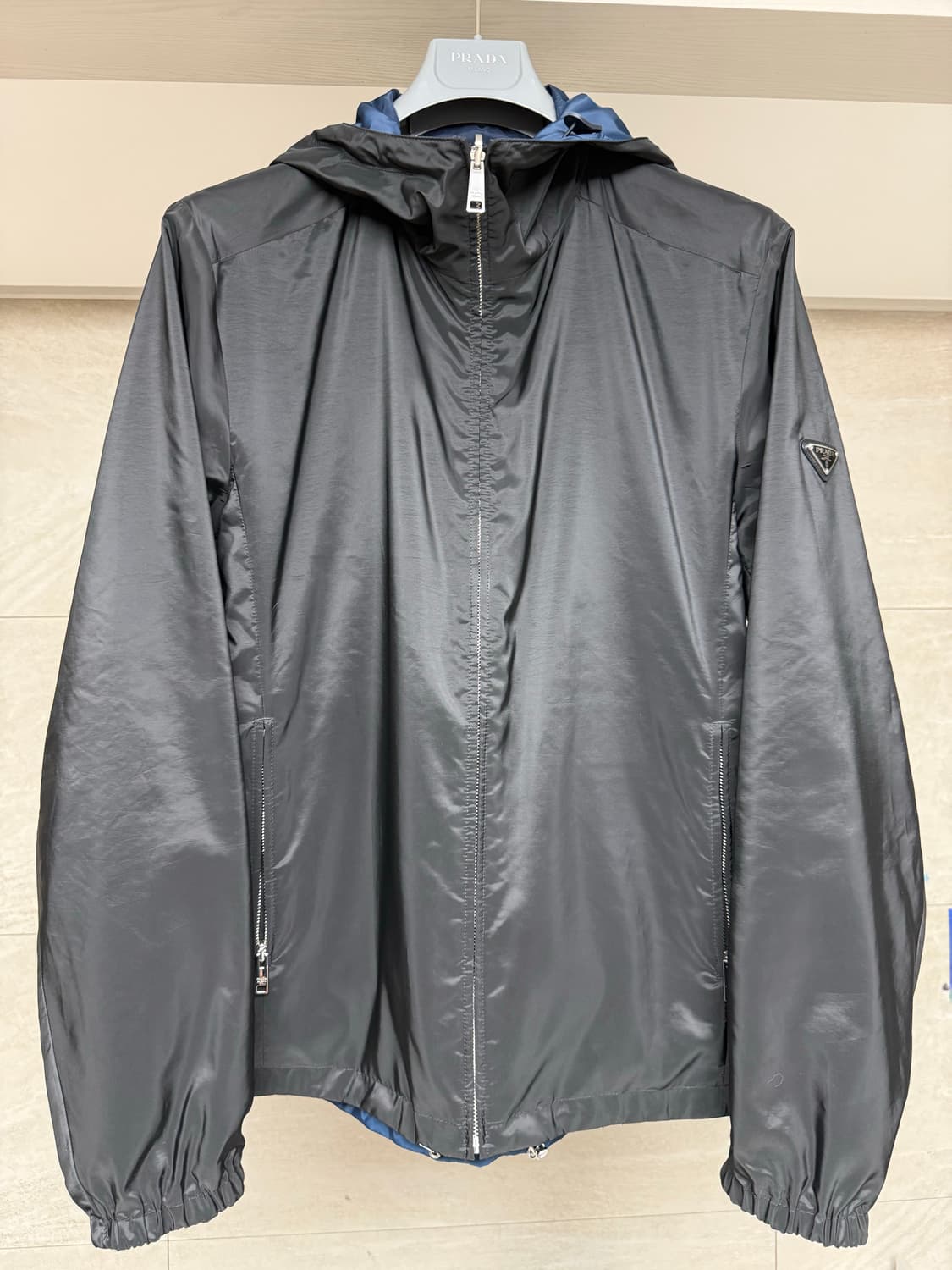 프라다 삼각로고 리버시블 바람막이 (블루종) 상품이미지2