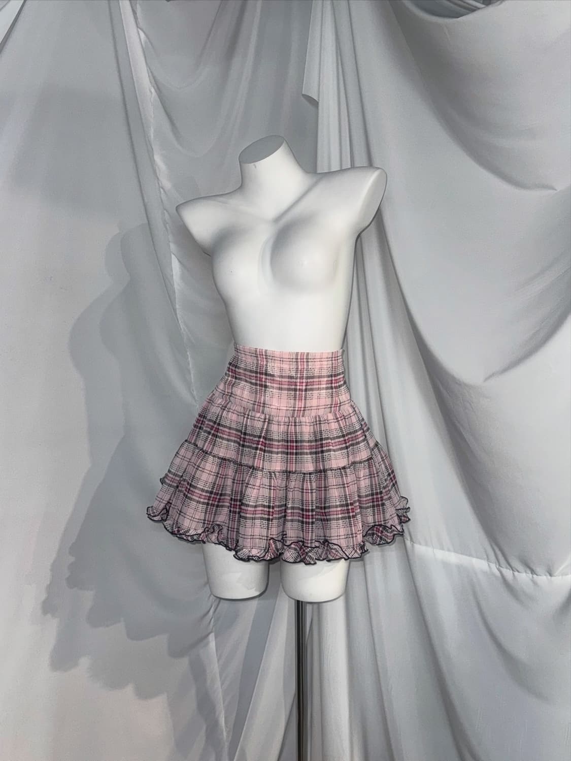 리즈리사 키치 히메 핑크 데빌 후드 딱붙 원피스 후드집업  상품이미지2