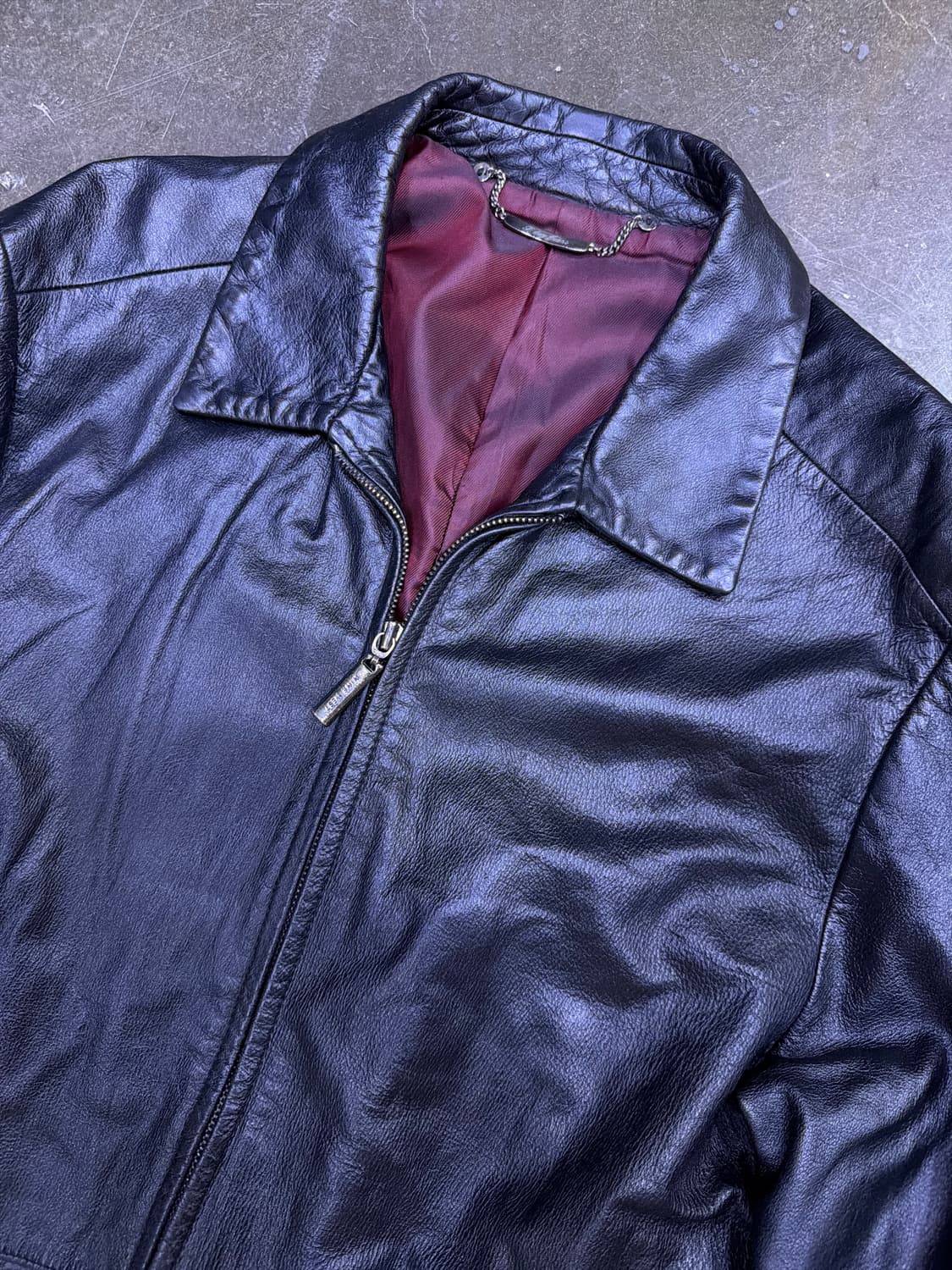 디데이 빈티지 소가죽 싱글 미드 레더자켓 105 상품이미지3