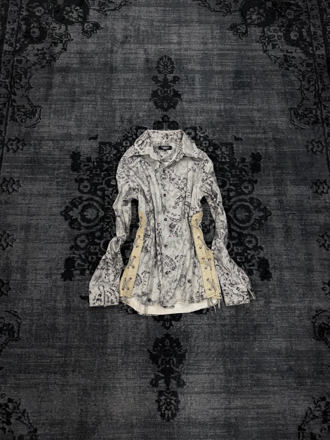 Tornado mart 00s side lace up shirts 상품이미지1
