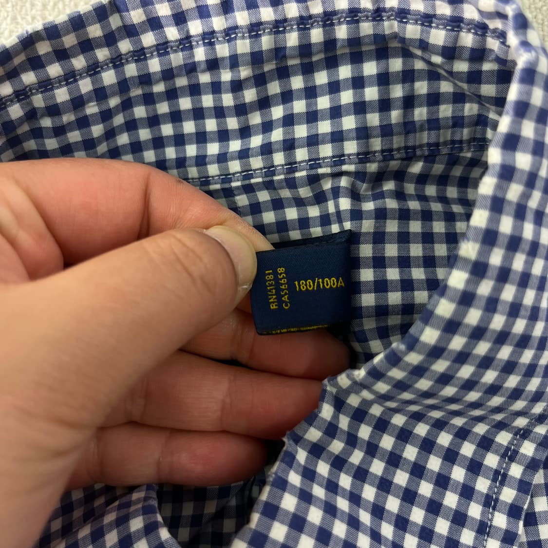 105 폴로랄프로렌 빈티지 체크 코튼셔츠 상품이미지5