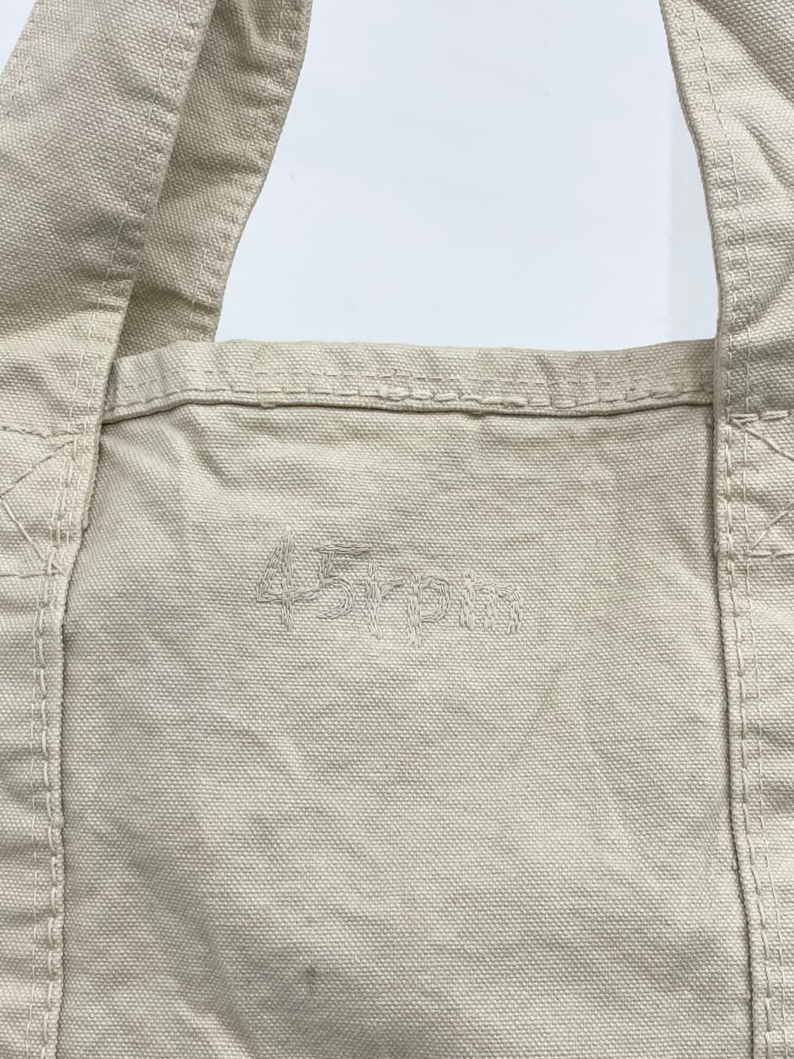 45rpm 헤비 캔버스 로고백 *레어 상품이미지2