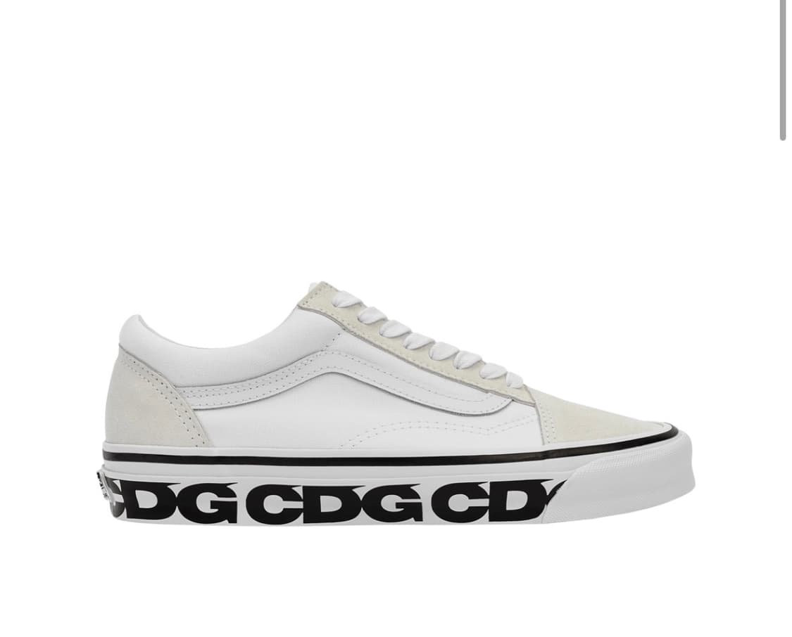 반스 꼼데가르송 CDG 올드스쿨 LX 화이트 상품이미지1
