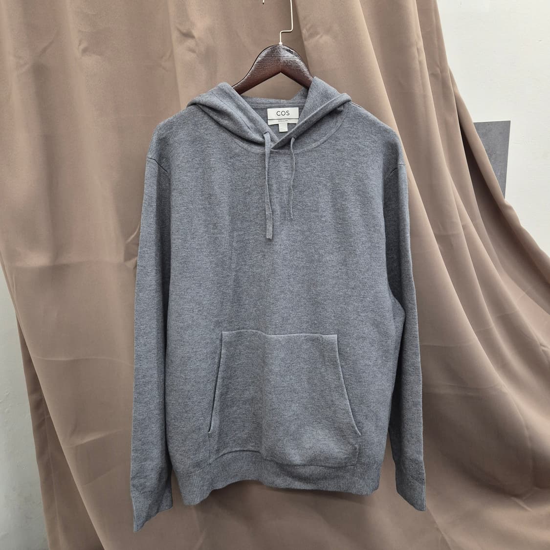 코스 드로스트링 니트 후드 XL 상품이미지1