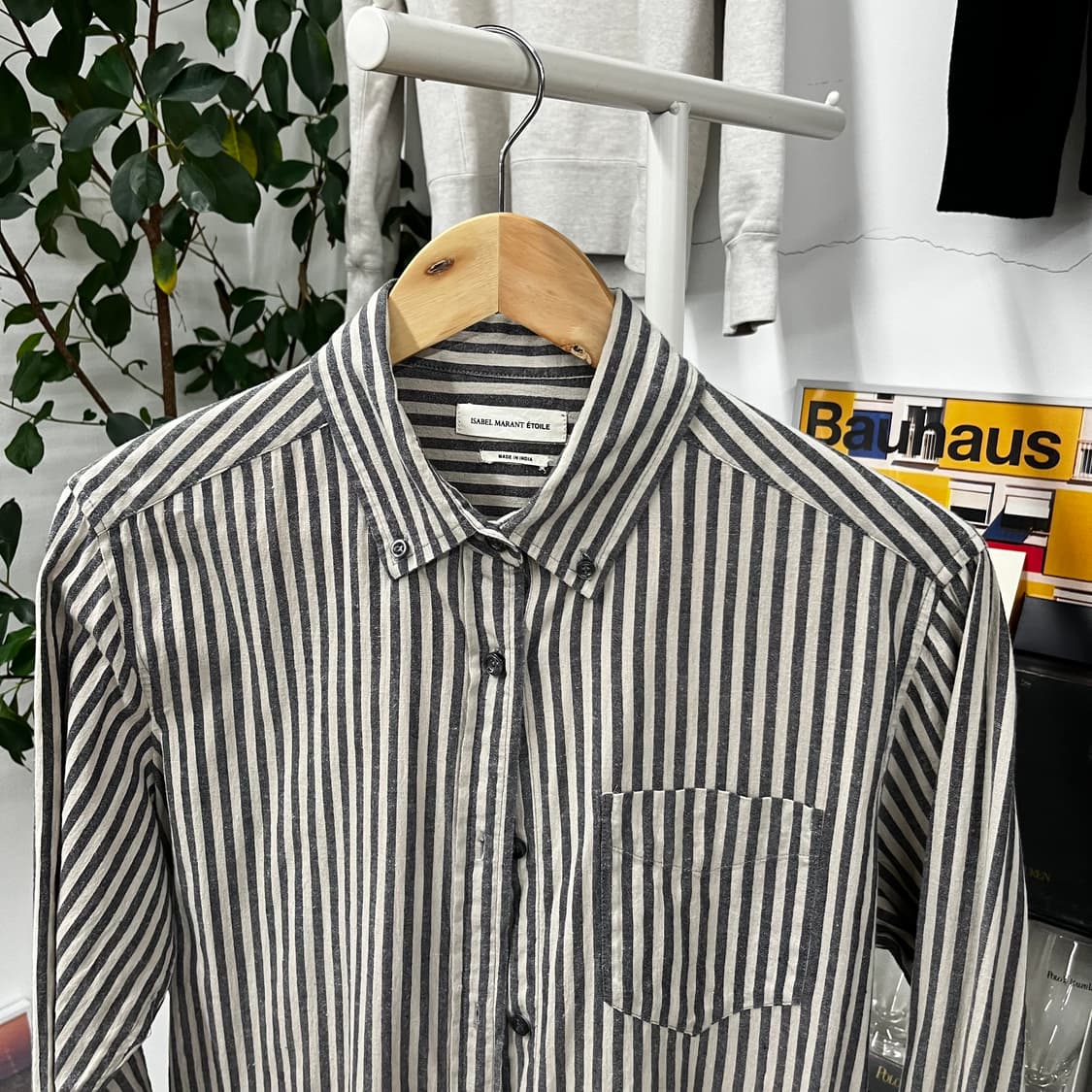 이자벨마랑 인디아코튼 스트라이프 셔츠 36 상품이미지2
