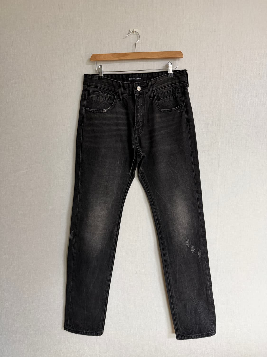 돌체앤가바나 흑 진청바지 상품이미지2