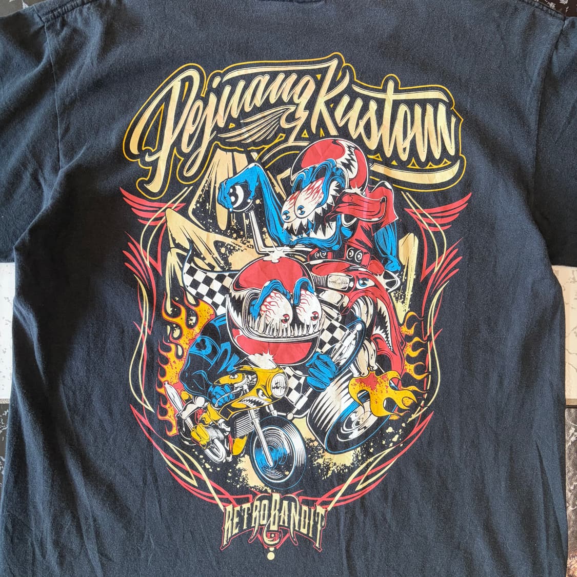 sundfade vintage racing t-shirt 상품이미지6