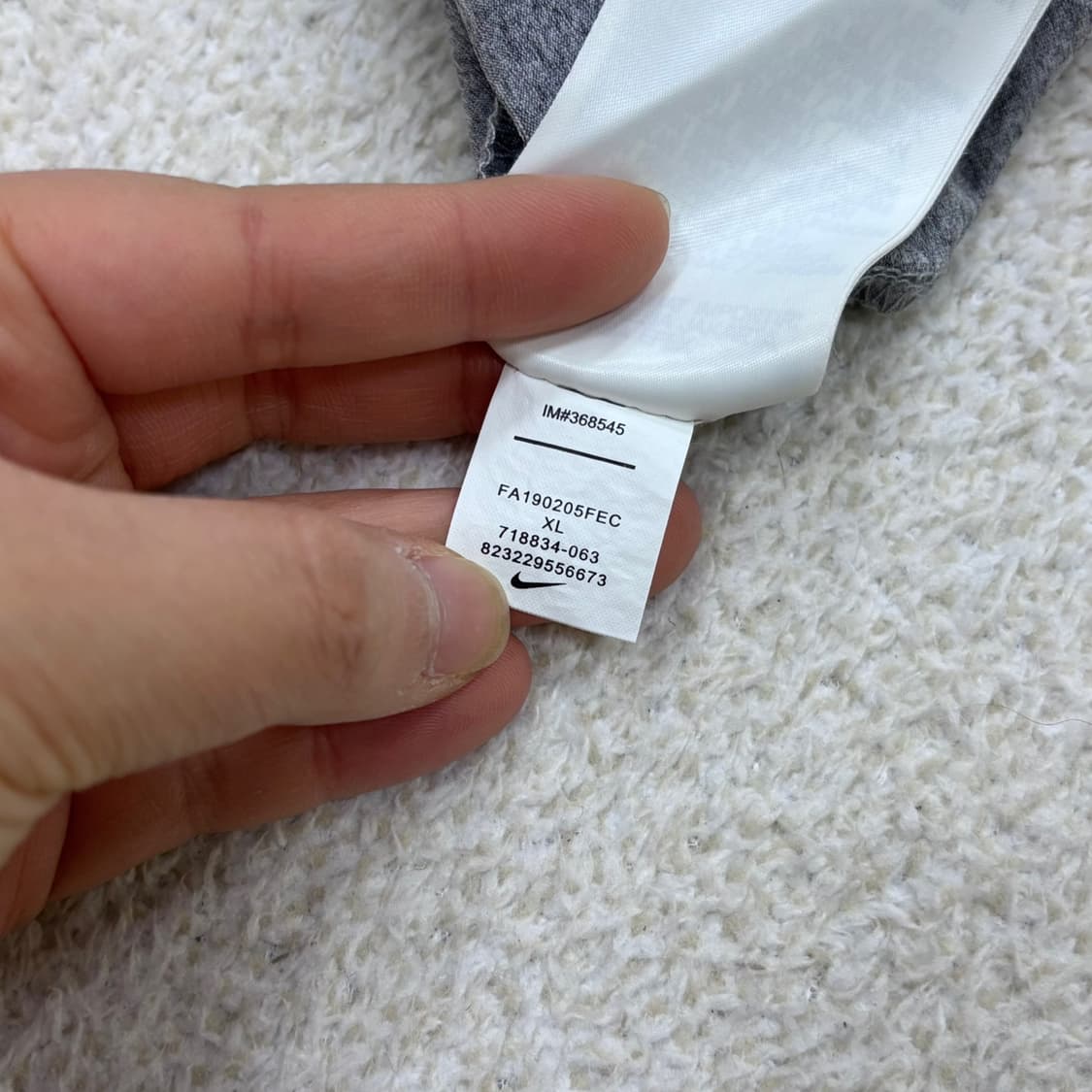 XL 나이키 남성 스몰로고 반팔 티셔츠 0323E 상품이미지5