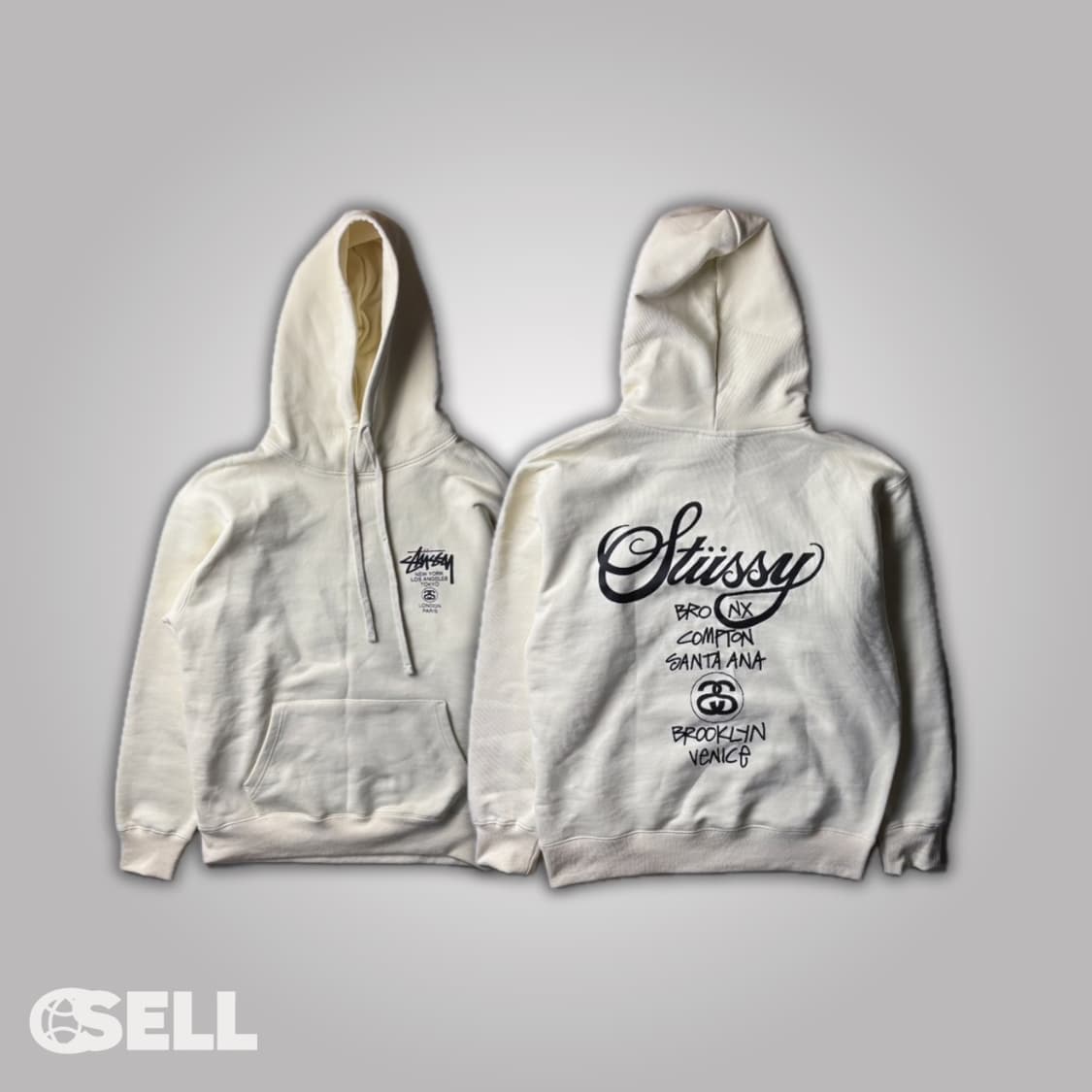 스투시 월드투어 후드티 상품이미지3