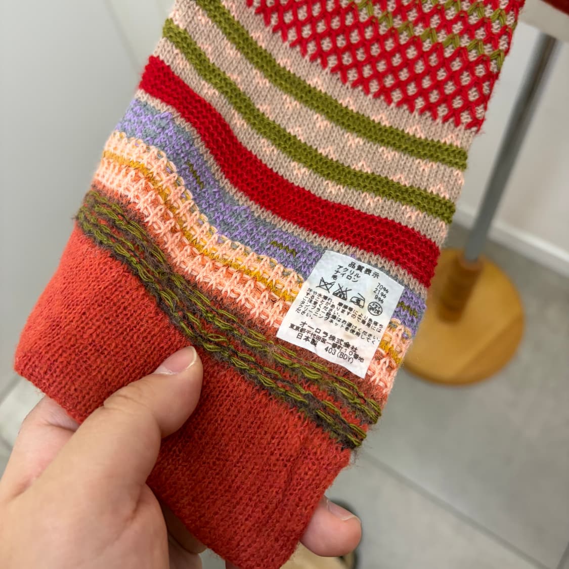 빈티지 모리룩 니트 머플러 목도리 상품이미지7