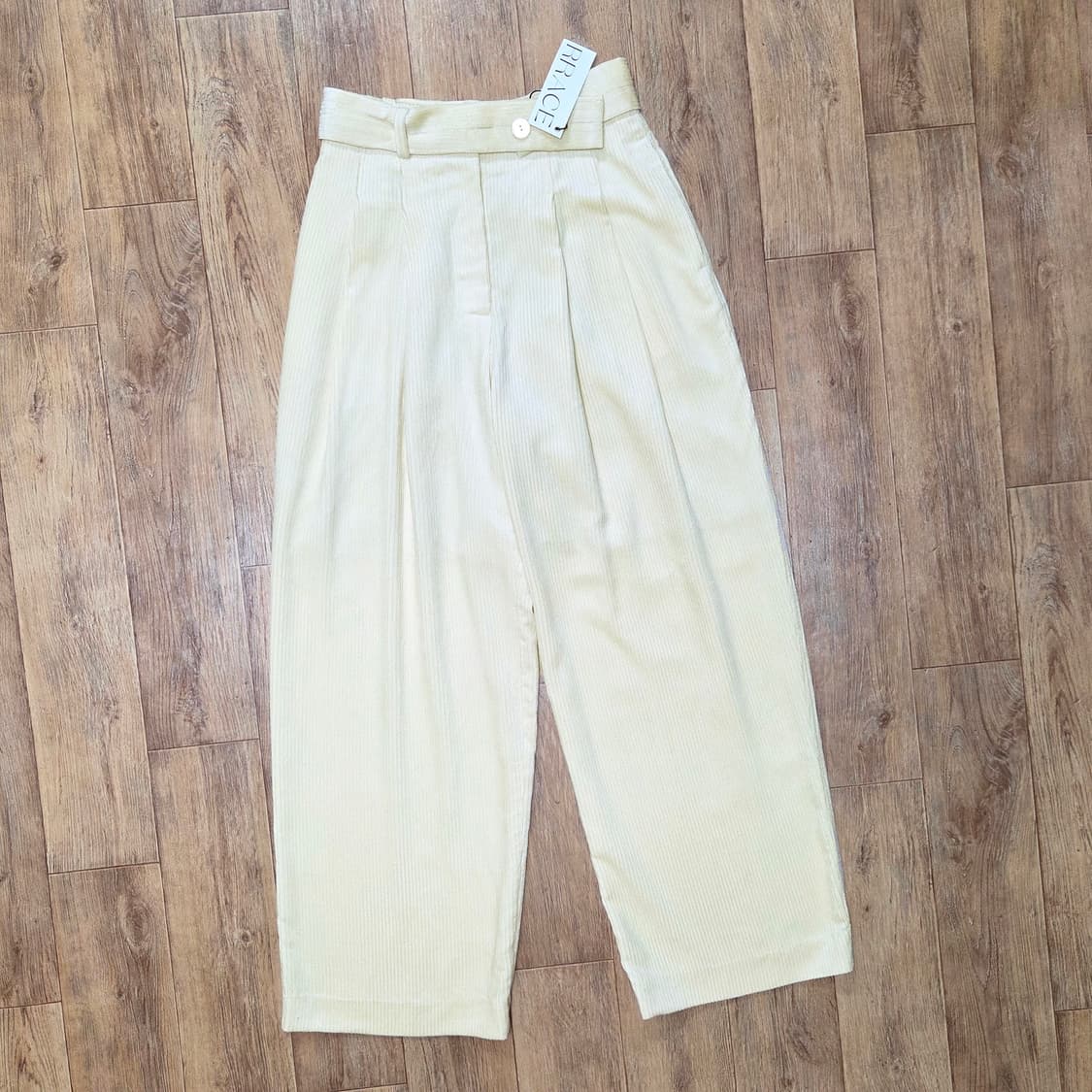 레이스(RRACE) 코듀로이 라인 와이드팬츠 55 새상품 상품이미지7