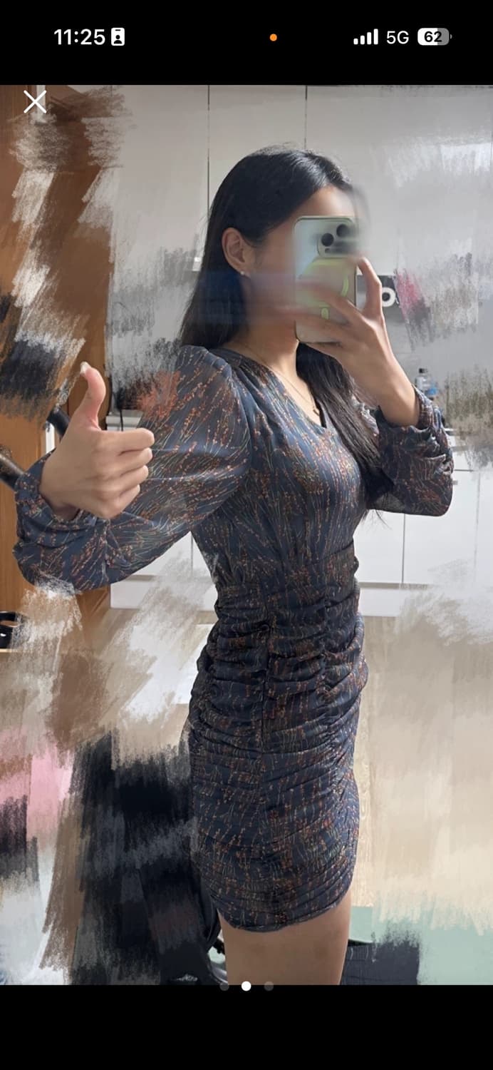 셔링 빈티지 원피스 상품이미지2