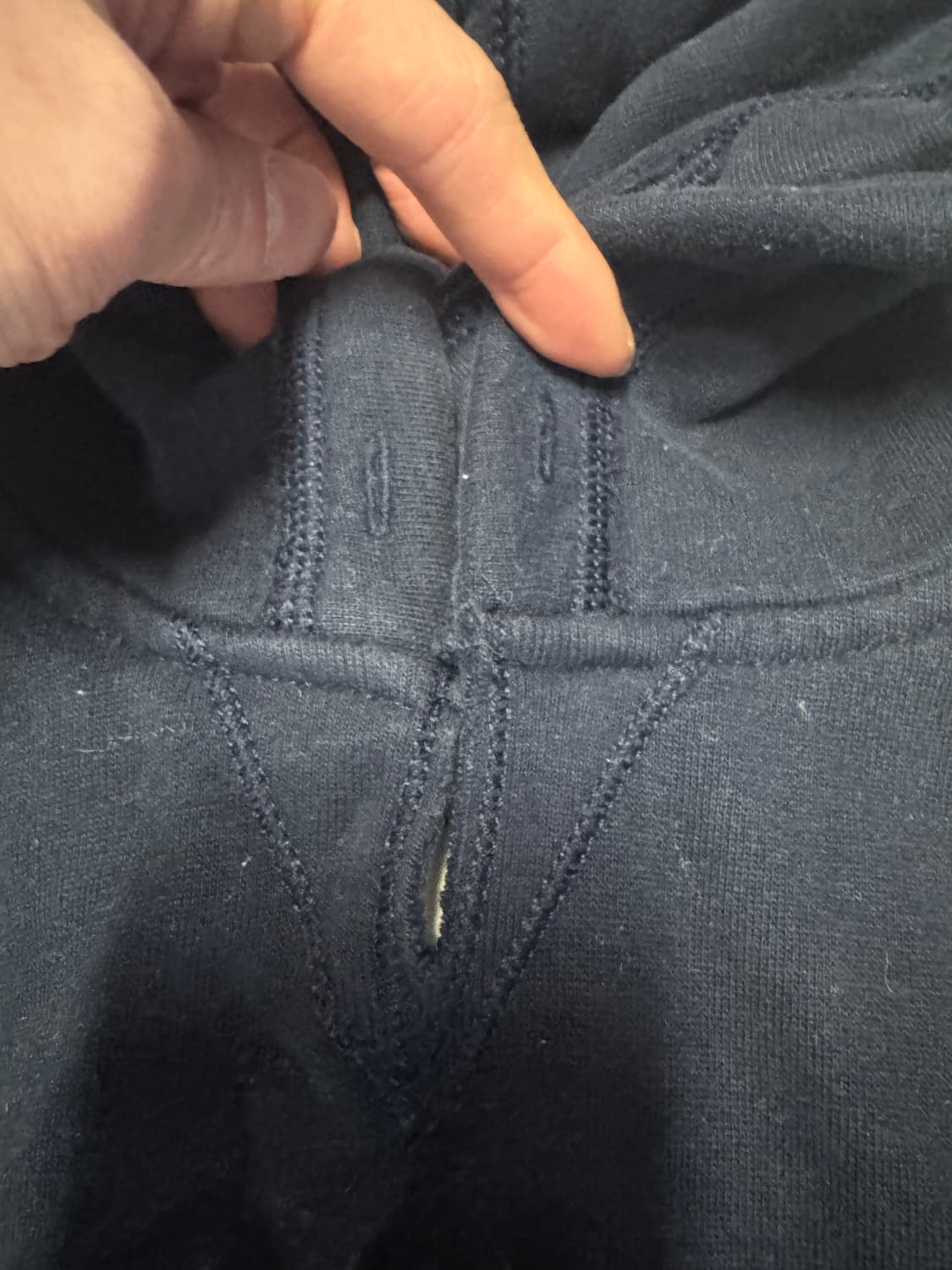 희귀!! 여성 아베크롬비 스펠아웃 기모 후드티 Xs ~ s 네이비 상품이미지5